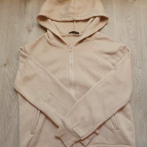 Tan/Beige Zip Up Hoodie XS/S